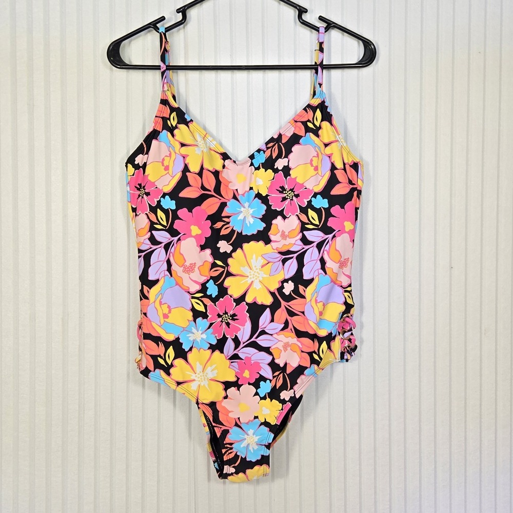 SO Multicolor Floral One Piece Swimsuit‎ XL